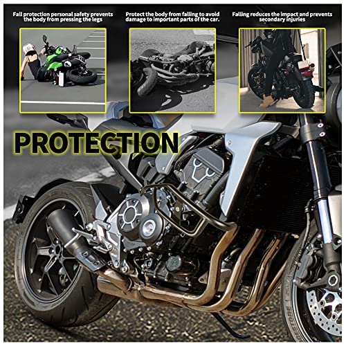 Motorcycle Black Steel Crash Bar Highway Bar Frame Engine Guard Falling Bumper Protector For H.onda Cb1000R Cb 1000R Cb 1000 R Cb-1000-R 2018 2019 2020 2021 2022 Motorbike Accessories Parts #TOP3