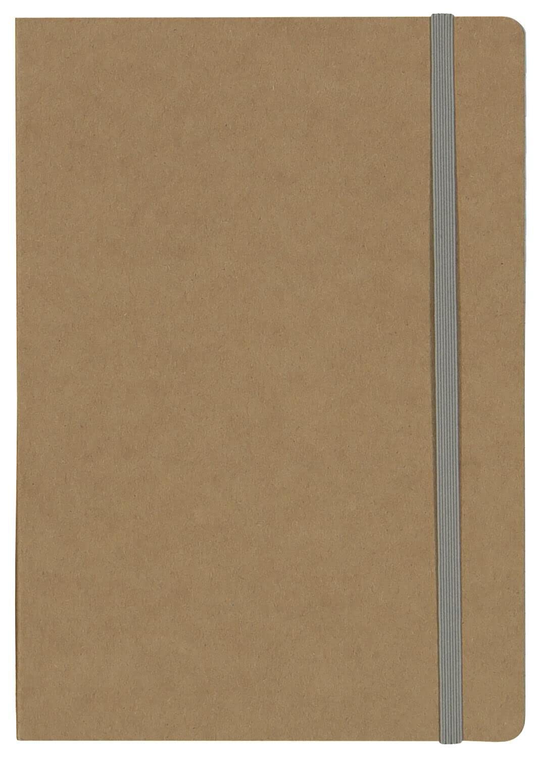 hemaA5 Lined Notebook, Brown