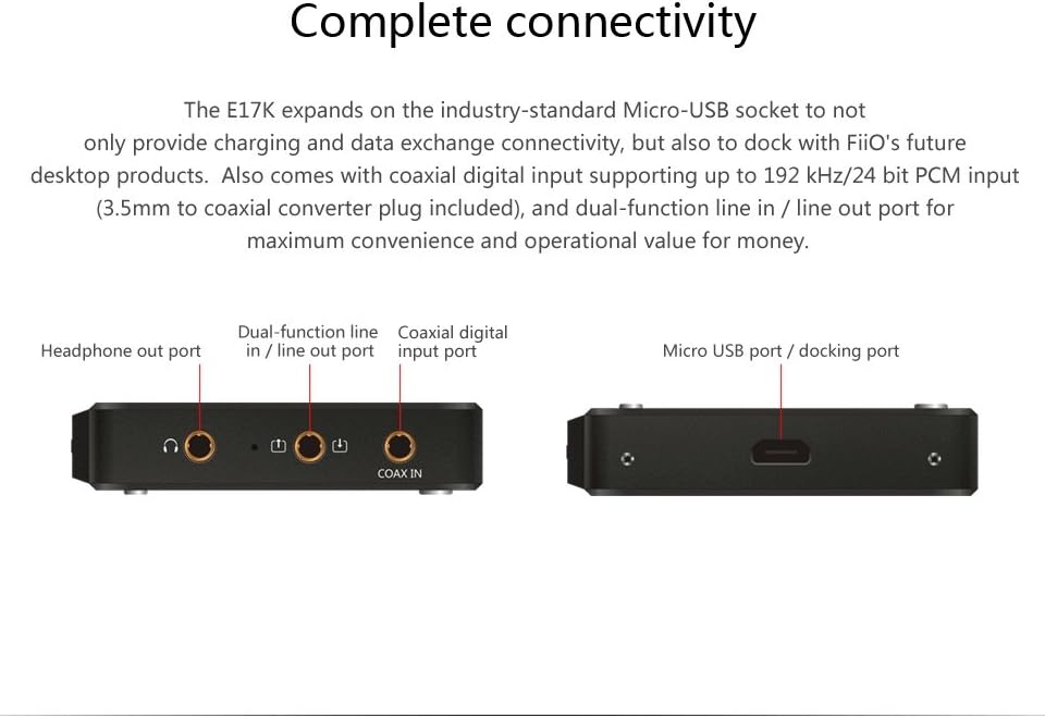 Fiio E17K ALPEN 2 USB DAC Headphone Amplifier