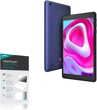 BoxWave Screen Protector Compatible with BLU M8L Plus - ClearTouch Crystal Privacy 2-Pack, Privacy Screen Protector Flexible Film Clear