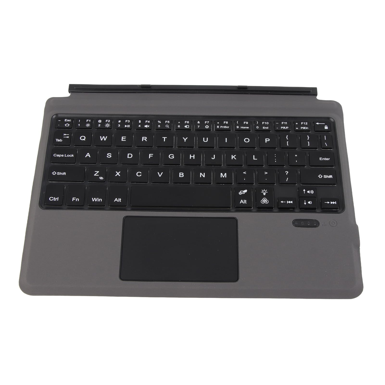KUIDAMOS Bezprzewodowa Klawiatura Bluetooth Ultra Cienki Panel Dotykowy Skóra PU dla Tabletów Go 1 2 3, Klawiatura Tabletu o Szybkiej Reakcji dla Osób Podróżujących w Biurze (Z kolorowym