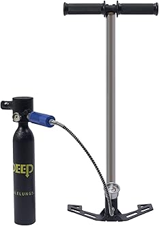 0.5L Mini Scuba Diving Equipment, Portable Lung Oxygen Tank Diving Equipment, High-Pressure Air Pump Mini Portable Scuba Pool Oxygen Cylinder Diving Equipment for Underwater Diving