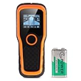Stud Finder Wall Scanner, 5 in 1 Multifunction Stud Locator with Upgraded Smart Sensor, HD LCD Display and Audio Alarm for The Center & Edge of Metal, Studs, AC Wire, and Pipe Detection