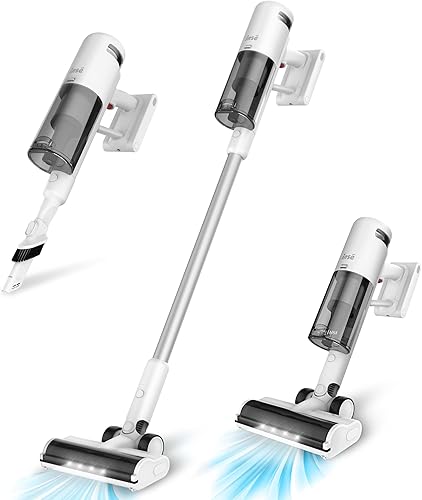 INSE Cordless Vacuum Cleaner, 30Kpa 450W Powerful Stick Vacuum with LED Display, Lightweight Cordless Vacuum with 2500mAh Rechargeable Battery Up to disponible en Yaxa Colombia