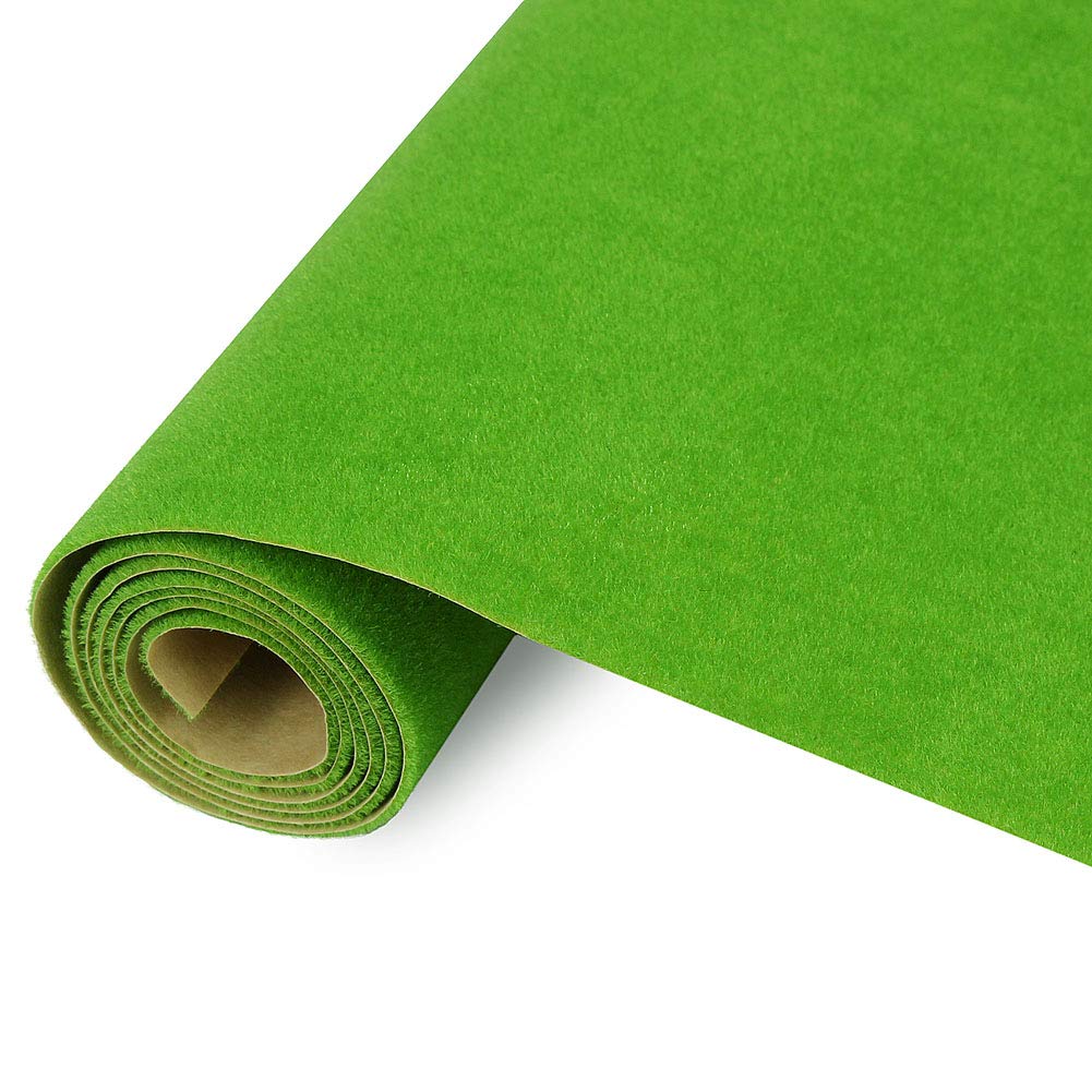 Evemodel CP102 Artificial Model Grass Mat Trains Grass Green 40 x 100cm or 15.7"x 39"for Decoration Kids Craft Scenery Model DIY