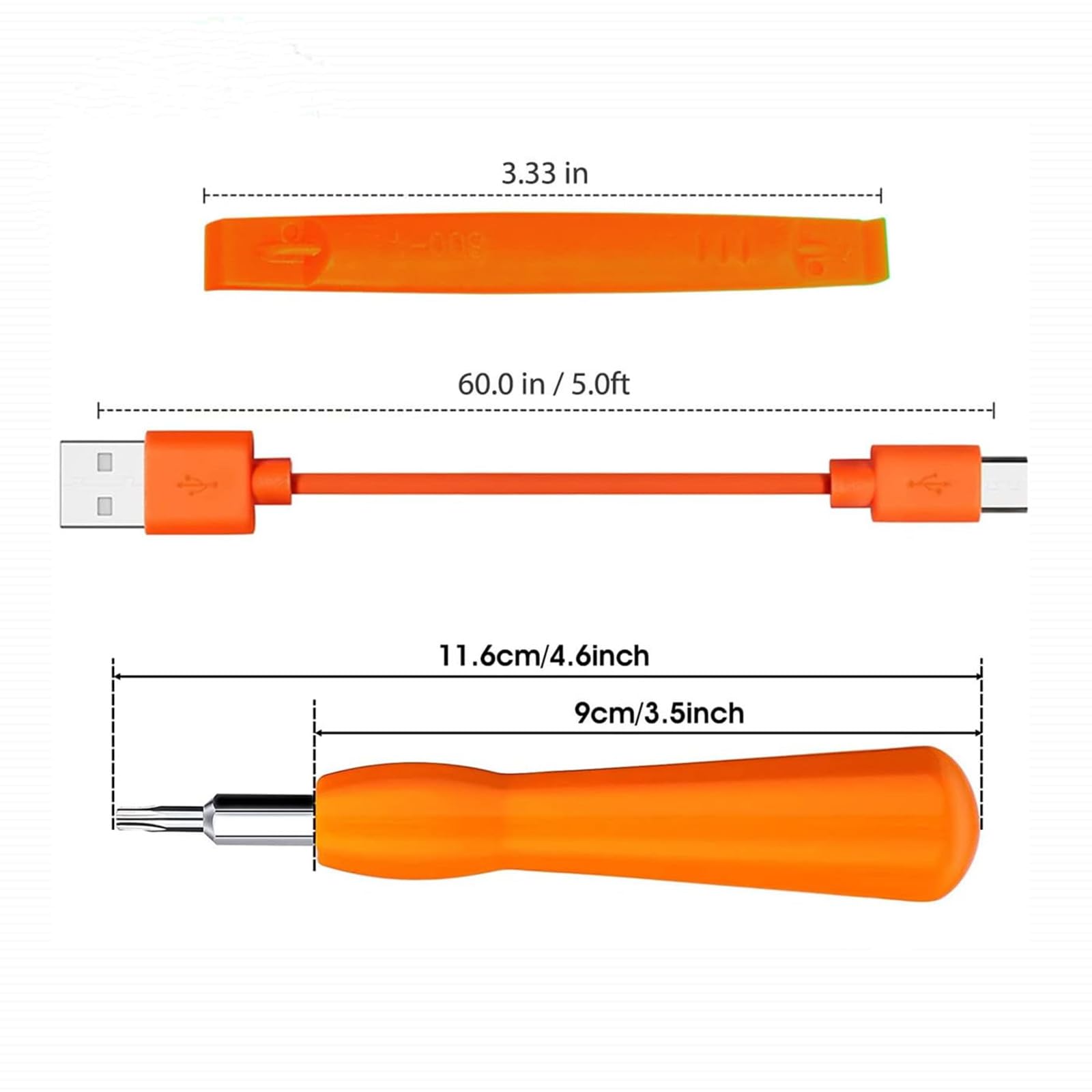 Ring Doorbell Screwdriver Replacement & Charger Charging Cable Cord, Fit Video Doorbell - Image 3