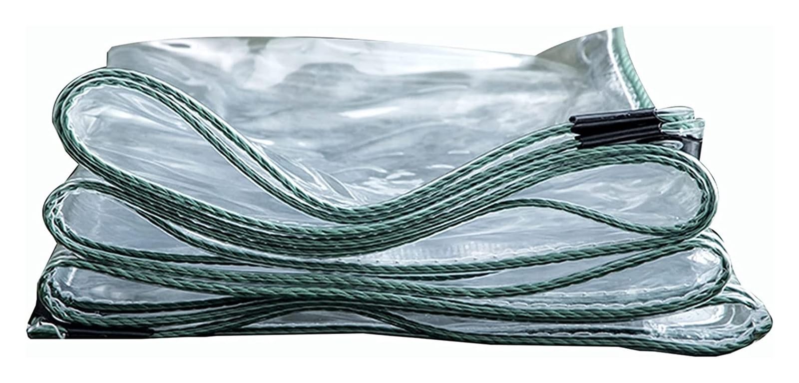 Bâche effet de serre transparente en PVC imperméable souple 2x2,5m