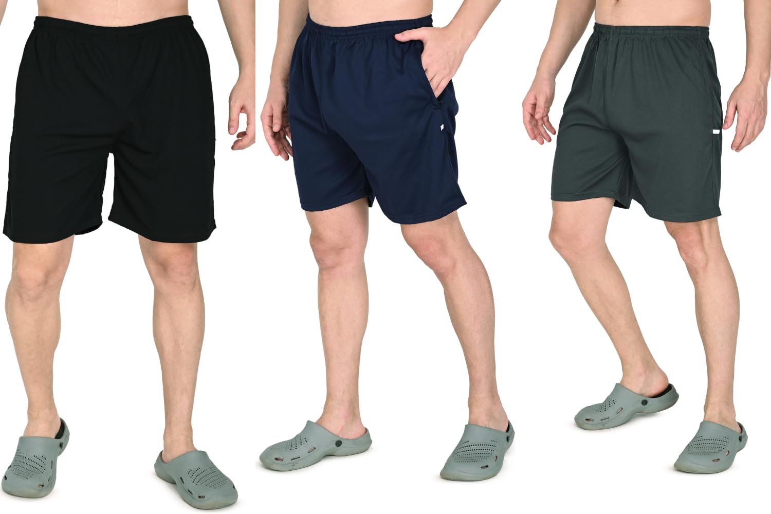 truness Plus Size Men's Cotton Boxer Shorts with Pocket, Ultra-Light Dryfit Material, Pack of 3, Size S-6XL, Made in India-picture-1