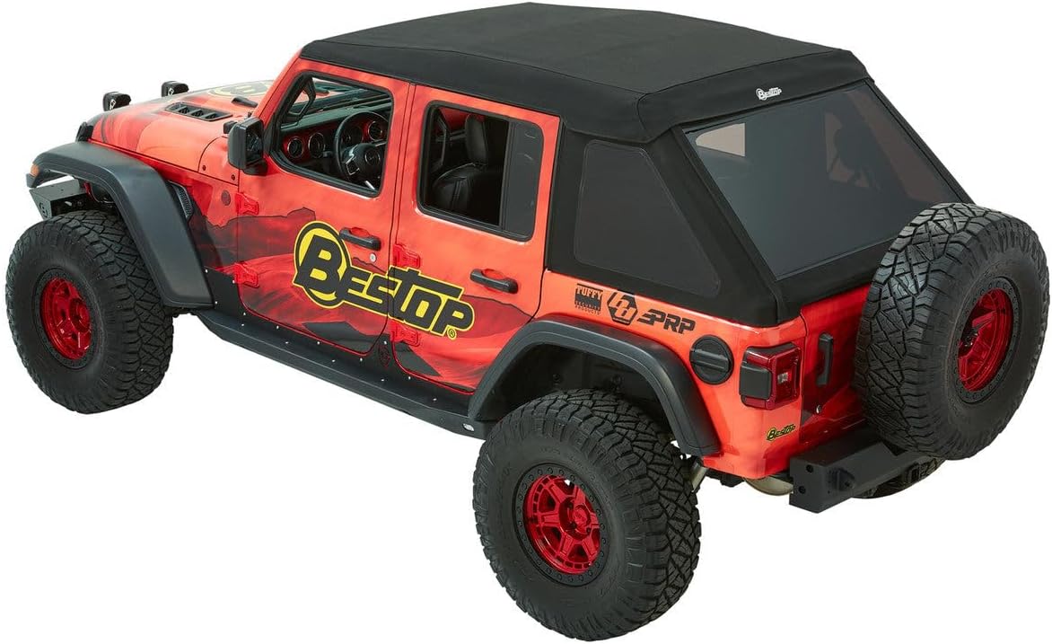 Bestop 54925-17 Trektop Ultra Soft Top Black Twill Trektop Ultra Soft Top