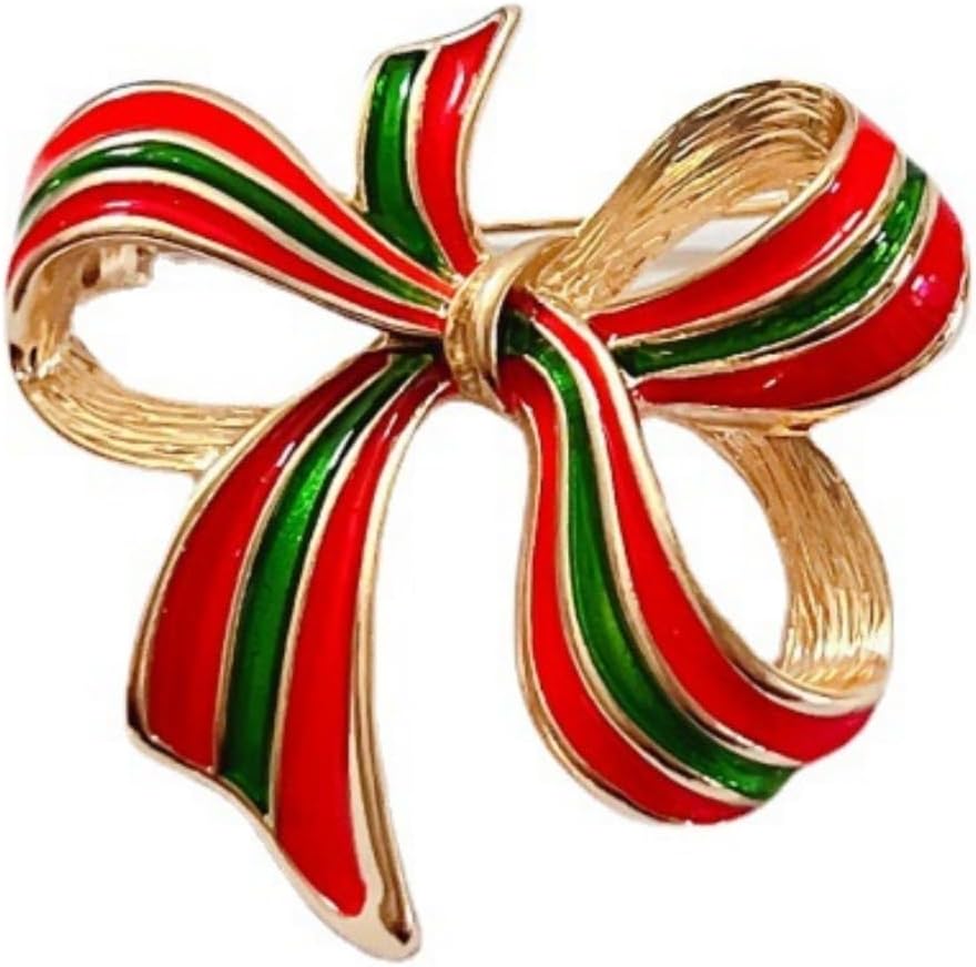 Enamel Brooch Pin For Women Men, Vintage American Flag Crystal Lapel Pin, Christmas Brooch Suit Dress Clips Accessory Gift