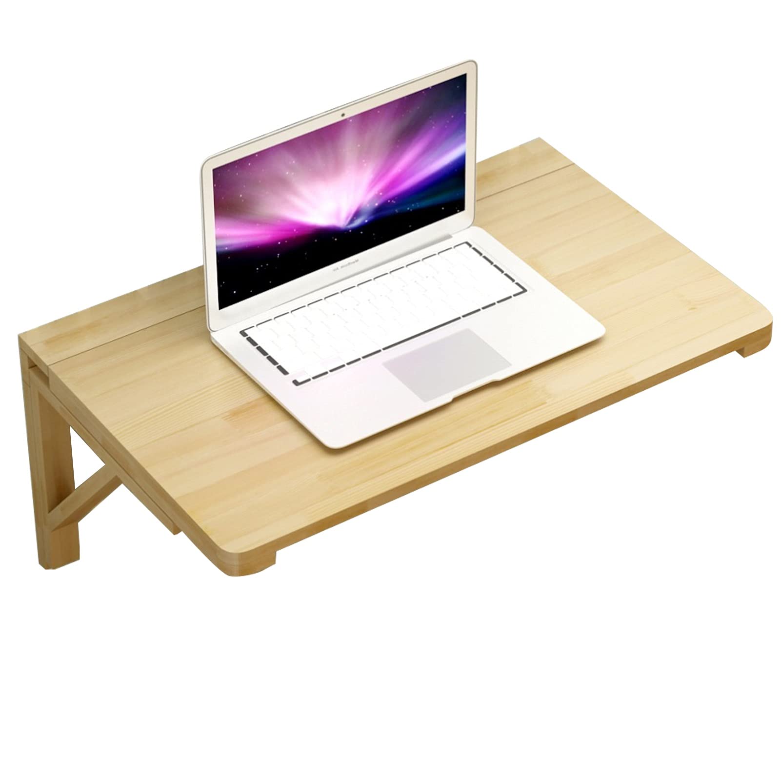 Table pliante murale en bois robuste et rabattable multi-usages