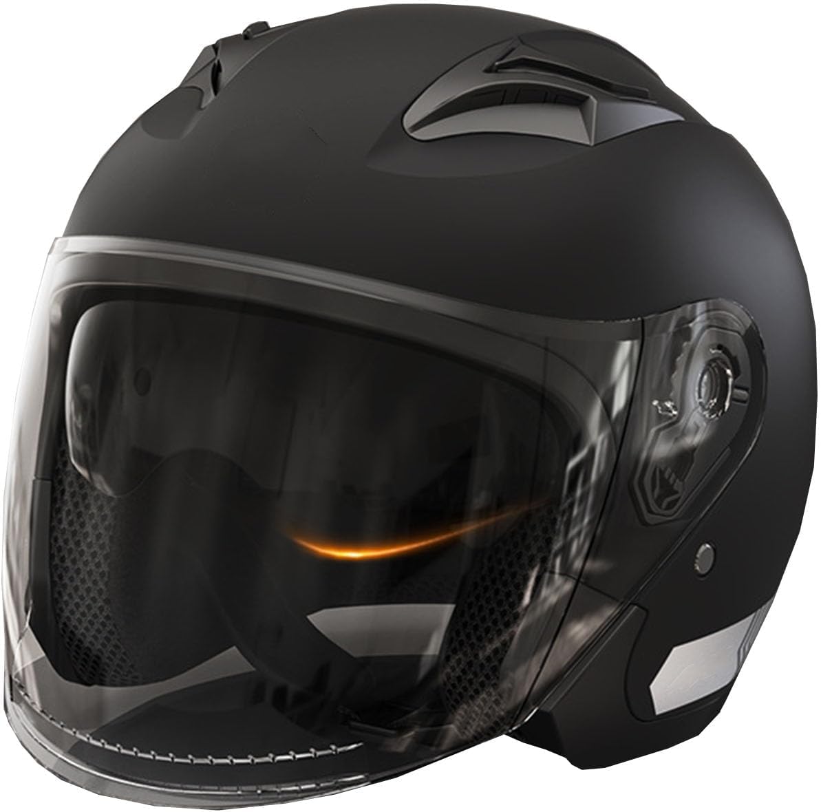 Casco de moto vintage para rutas en chopper y paseos urbanos de verano
