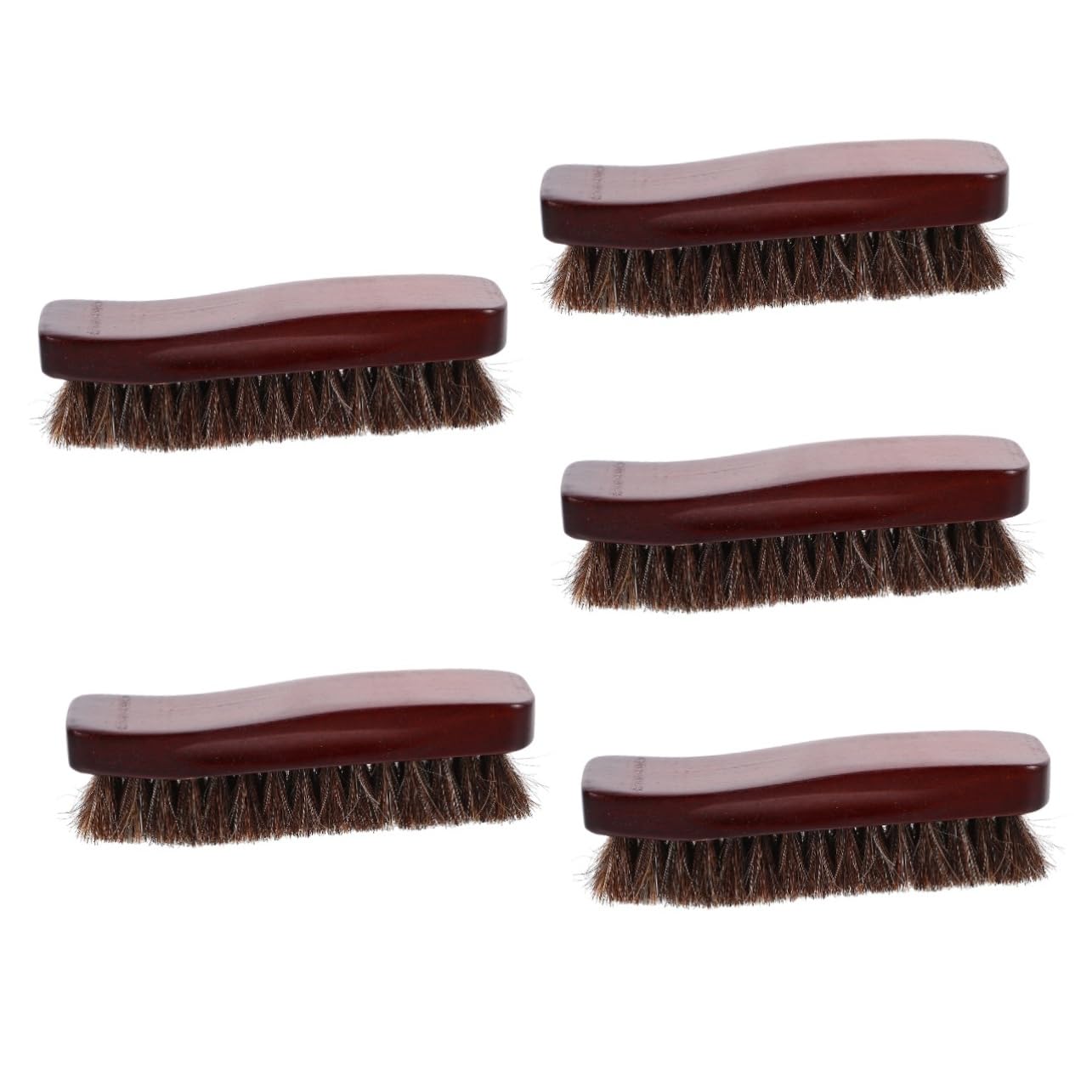 SHERCHPRY 5 Stück Schuhbürste Aus Holz Schuhreinigungsbürste Polierbürste Schwarz Schrubben Schuhcreme Stiefel Borsten Kleine Schuhreinigungsbürste Für Schuhe Stiefelbürste Schuh