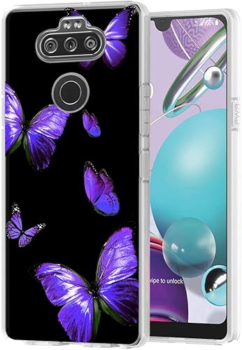 Miniatura 4 de Zoeirc Funda para LG Aristo 5 Pluspara LG K31LG Risio 4para LG Phoenix 5para LG Fortune 3 Funda transparente para niñas, TPU suave a prueba de