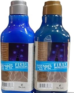 بايو سوفت شامبو + بلسم للعناية بالشعر، خالٍ من الكبريتات والبارابين، مضاد للقشرة، 490 مل - قطعتين