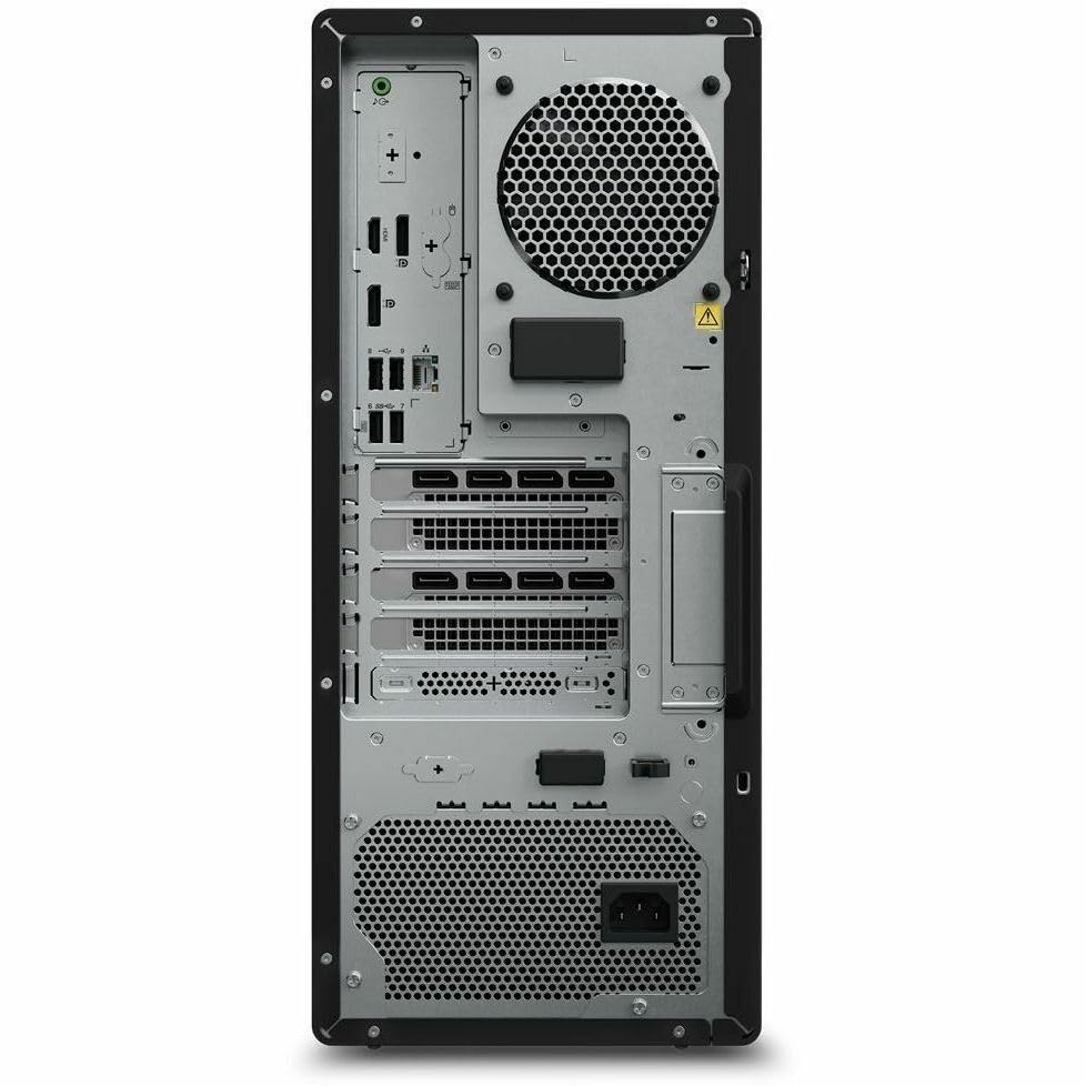 Image of Lenovo ThinkStation P3 Gen 2 30HT004KUS Workstation - Tower - Intel Core Ultra 9 285 - vPro Technology - 32 GB RAM - 1 TB SSD - Black - Intel W880 Chip - Windows 11 Pro - DVD-Writer - NVMe