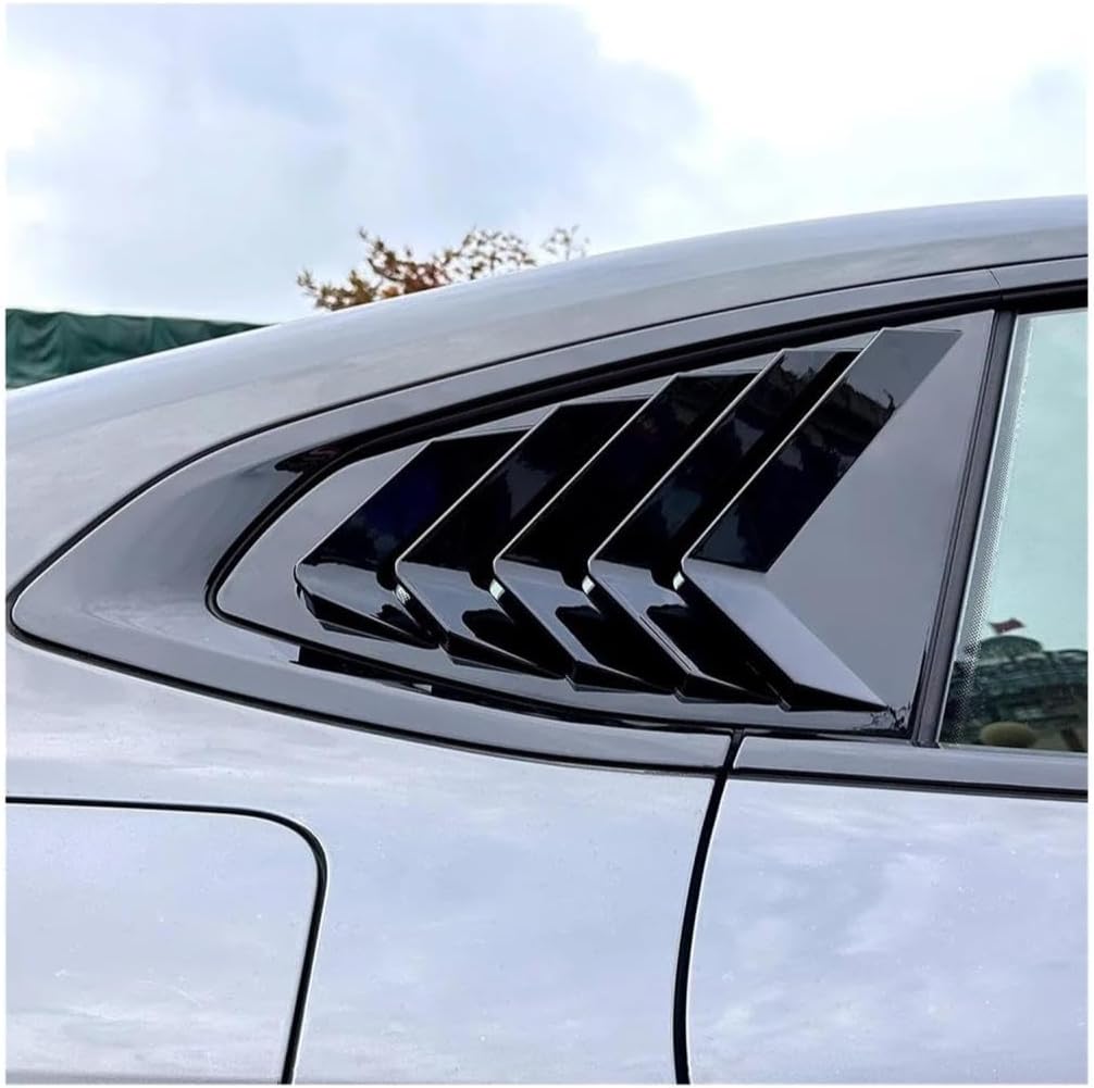 Car Body Kit for 4 Series G26 Rear Window Side Vent Shutter Louver Cover Trim Sticker 430i 440i Gran Coupe 4-Door 2020-2024(Carbon Look)