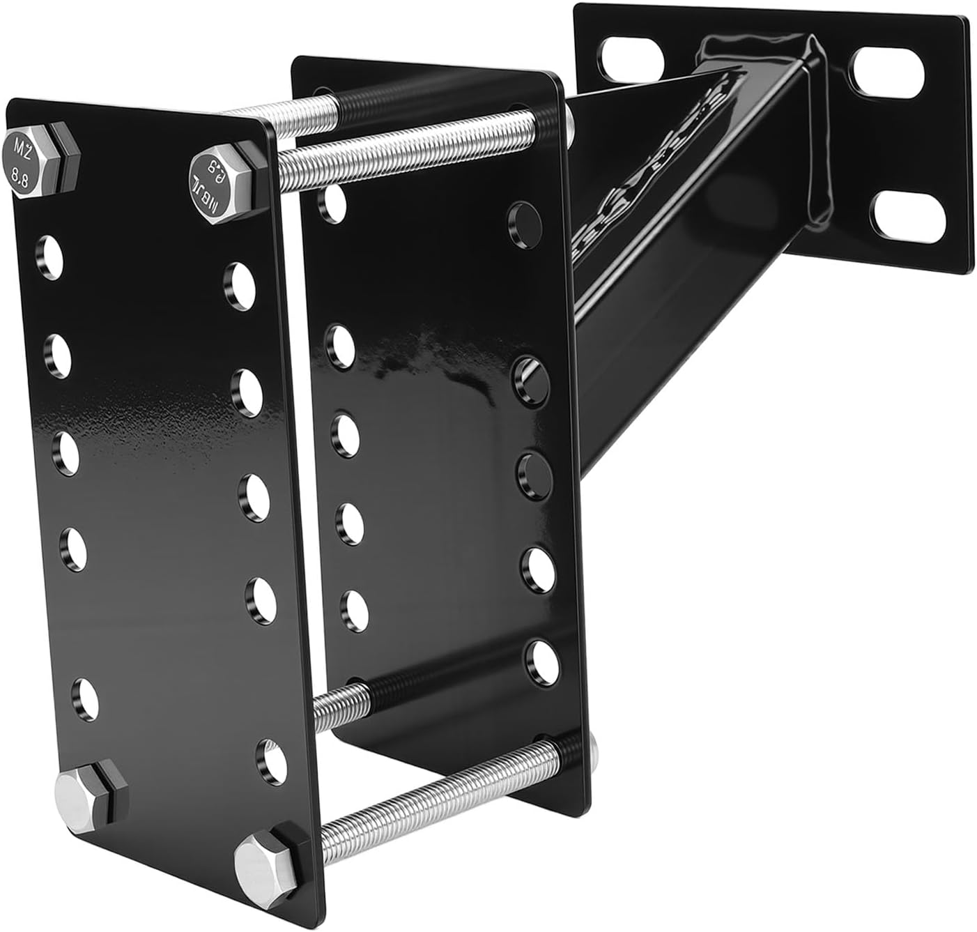Jeffergarden Spare Tire Carrier, Heavy Duty Iron Bracket, 150lbs Capacity, Perfect for Boat and Utility Trailers