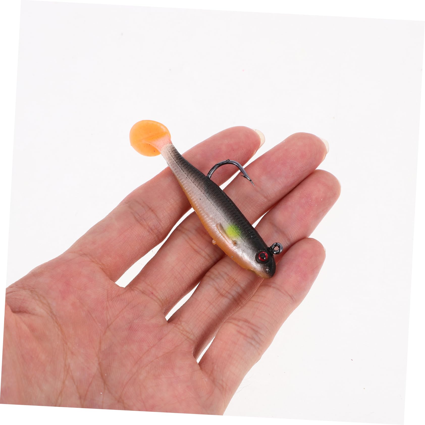 Mipcase Esca per La Pesca della Spigola Kit di Esche da Pesca Morbide Esche per La Pesca alla Spigola Esca da Pesca Colorata Crappie Esche Pagaia Morbida Addominali