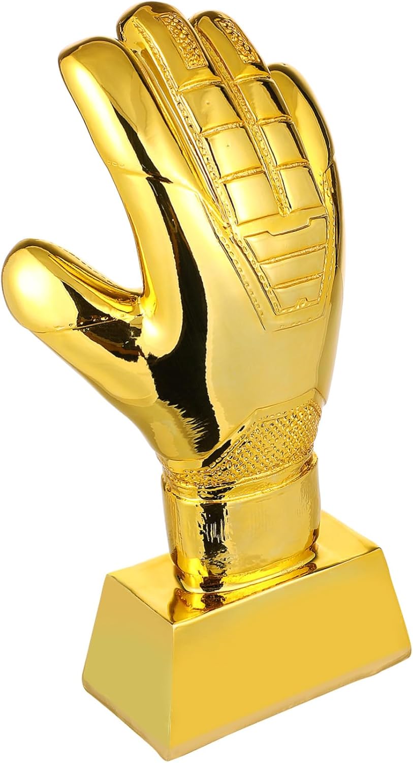 Soccer Trophy Decor Goalkeeper Gloves Delicate Soccer Trophy Match School