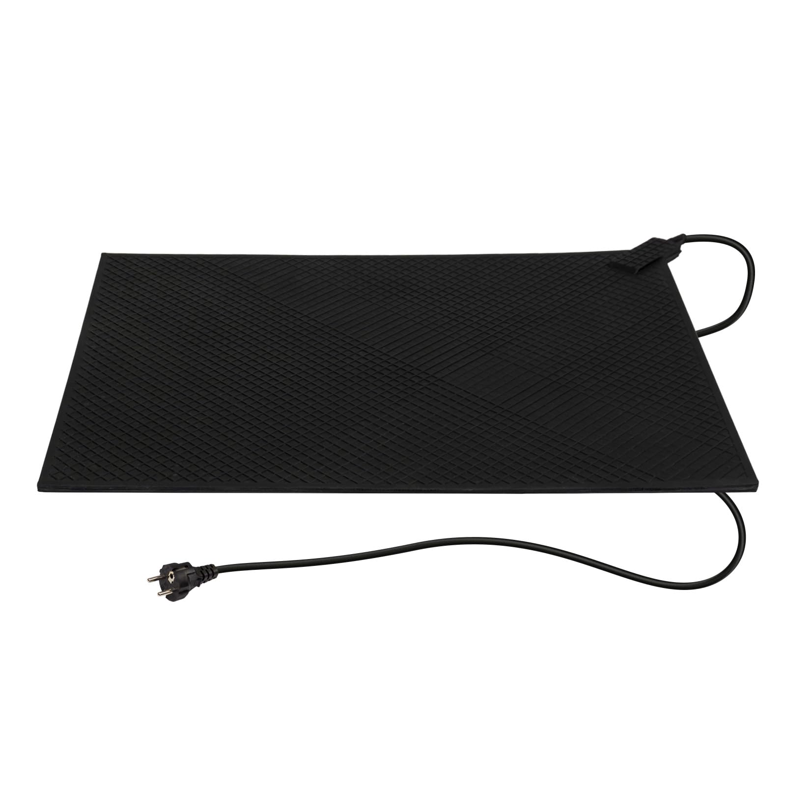 Mi-Heat Gumowa mata grzewcza 45 x 60 cm, 110 W – ciepłe stopy w chłodni, magazynie, na taśmie montażowej, stoisku sprzedażowym lub na zewnątrz