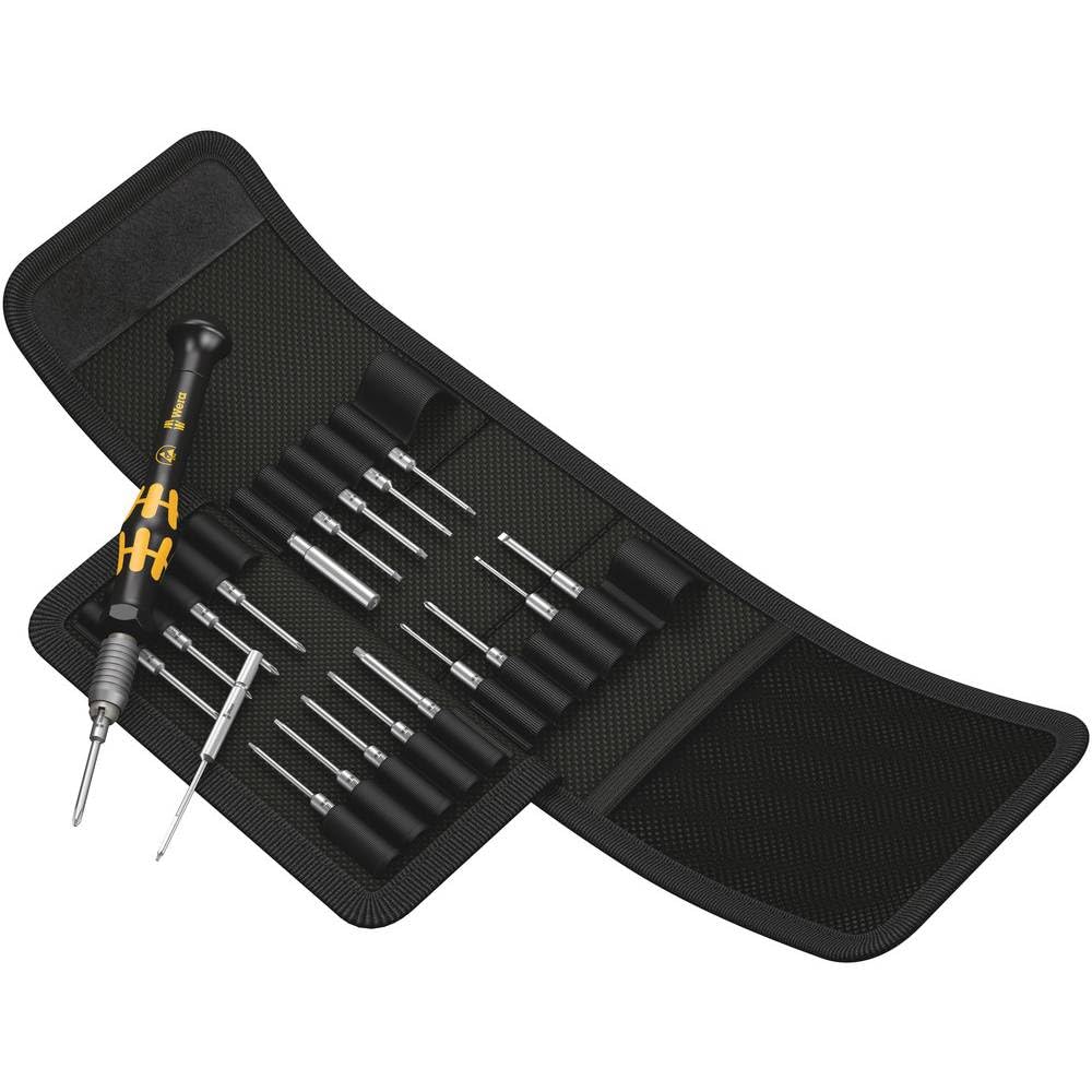 Wera 05135973001 Juego Kraftform Kompakt Micro 21 ESD 1, 21 piezas, Juego de 21 piezas