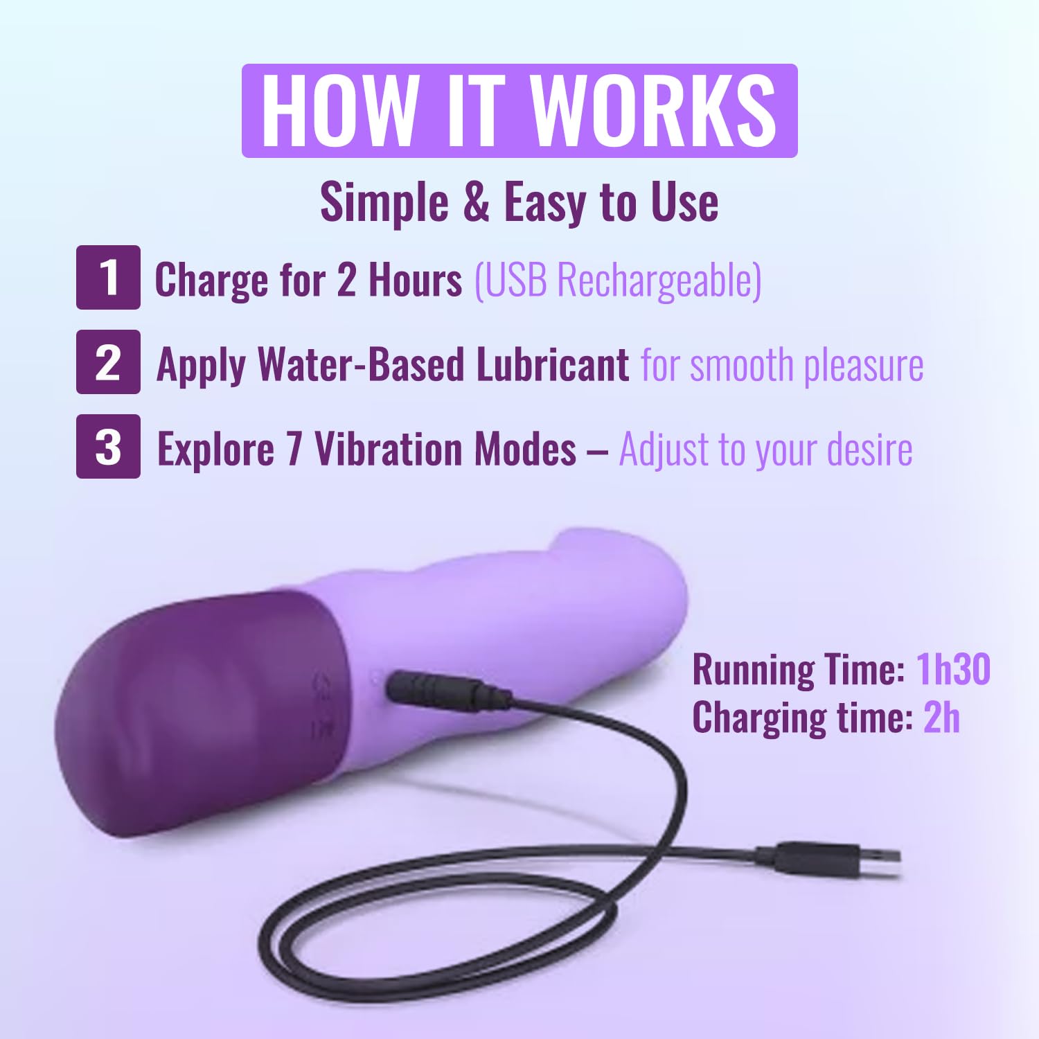 Amazon.com: Love to Love Hello Rabbit Vibrator, Purple, Body Safe