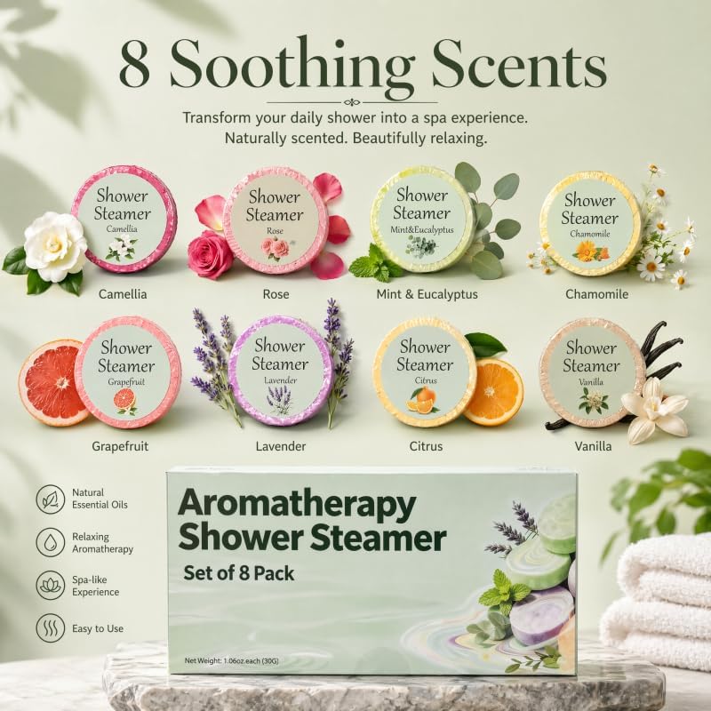 Shower Steamers Aromatherapy Birthday Gifts for Women-4