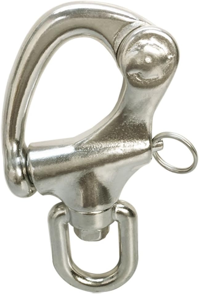 5'' Marine Stainless Steel Swivel Eye Snap Shackle Anchor Boat 8,377 Lbs