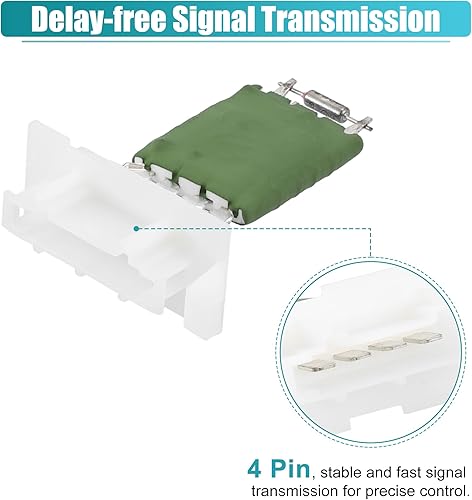 Miniatura 5 de X AUTOHAUX Resistencia del módulo de control del motor del soplador de coche HVAC 6445ZA para Citroen C1 PM PN1 Petrol 2005-2014 para Citroen C1 PM