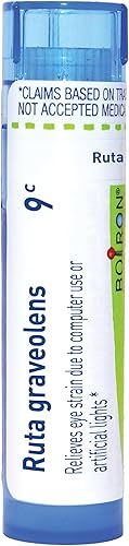 Boiron Ruta Graveolens 9C para fatiga ocular debido al uso de computadora o luces artificiales - 80 pellets