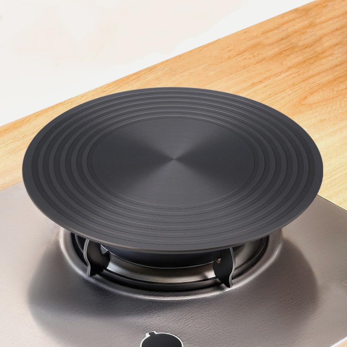 Difusor de Calor para Cocina de Gas de Aluminio Propiedades Antideslizantes, Compatible Utensilios de Vidrio y Esmalte para Cocinar al Aire Libre y Hervir Sopas