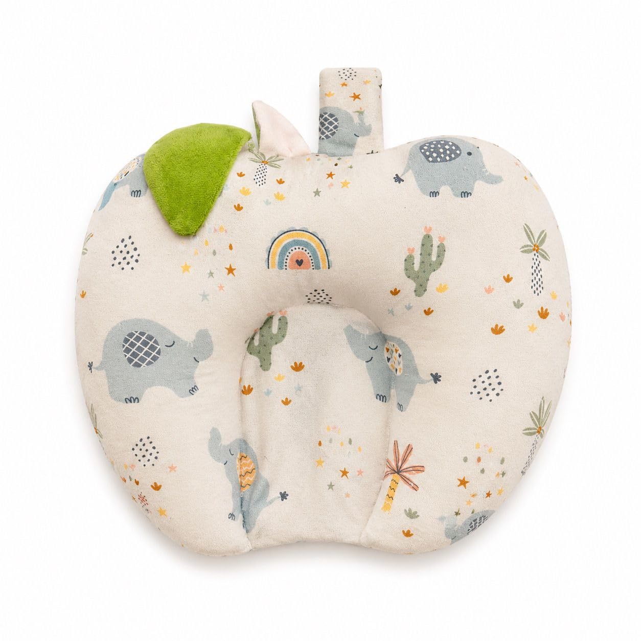 Apple Shaped Baby Pillow for Newborns, 100% Pure Cotton Rai Mustard Seed Head Shaping Pillow for Newborn Baby, Neck Support Takiya| Prevents Flat Head | 0-12Months(Cream)-picture-15