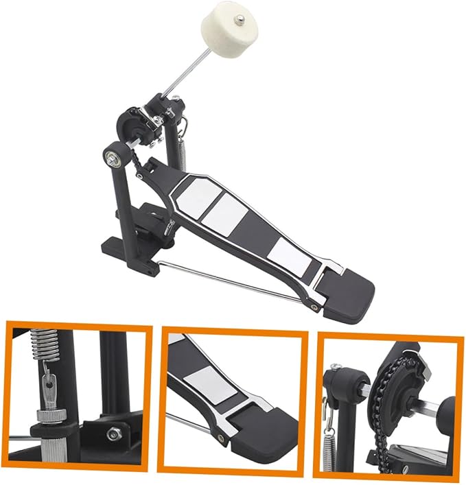 Pedal simple para bombo de batería Toyvian miniatura 7