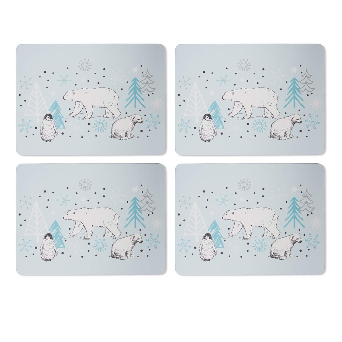 Cooksmart Light Blue On A Frosty Winter Morning Placemats And Coasters (Placemats)