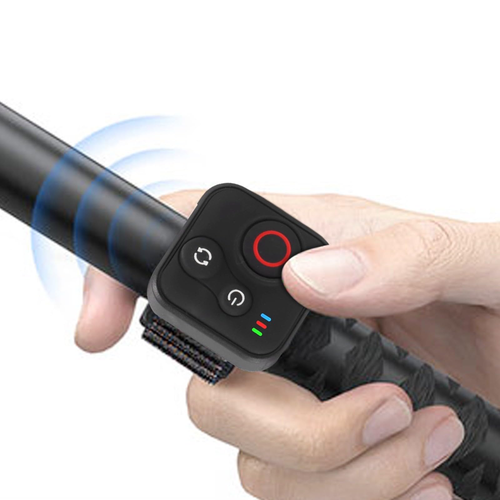 Mando a distancia inalámbrico para cámaras Insta360 X5/X4/X3/Go 3S/ACE Pro 2/ONE X2 y Hero Series, alcance de 50 m, cuerpo ligero ABS, carga rápida de 3 horas, compacto