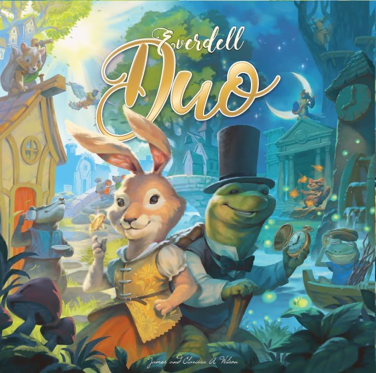 Everdell Duo  2-Player Standalone Board Game with Competitive, Co-Op & Campaign Modes  Strategy Game with Woodland Theme, Ages 10+, Fast 30-Minute Gameplay