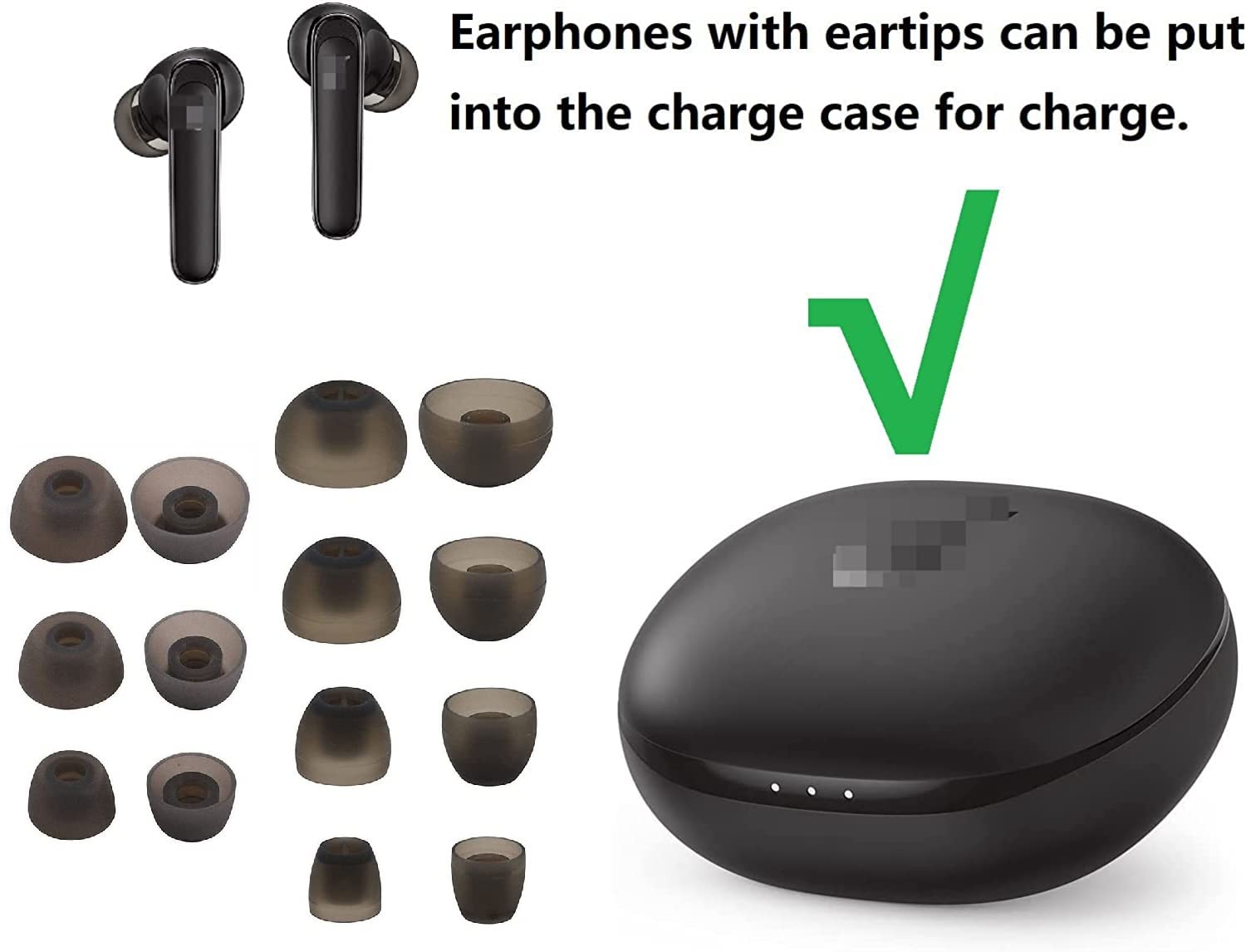 Amazon | A-Pcas イヤーピース Soundcore Life P3 P2 P2i P2 Mini用