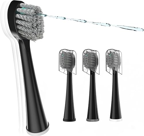 Miniatura 10 de Cabezales de cepillo de repuesto para Waterpick Sonic Fusion 2.0 - Cabezal de cepillo de hilo dental para Waterpik con anillos codificados por