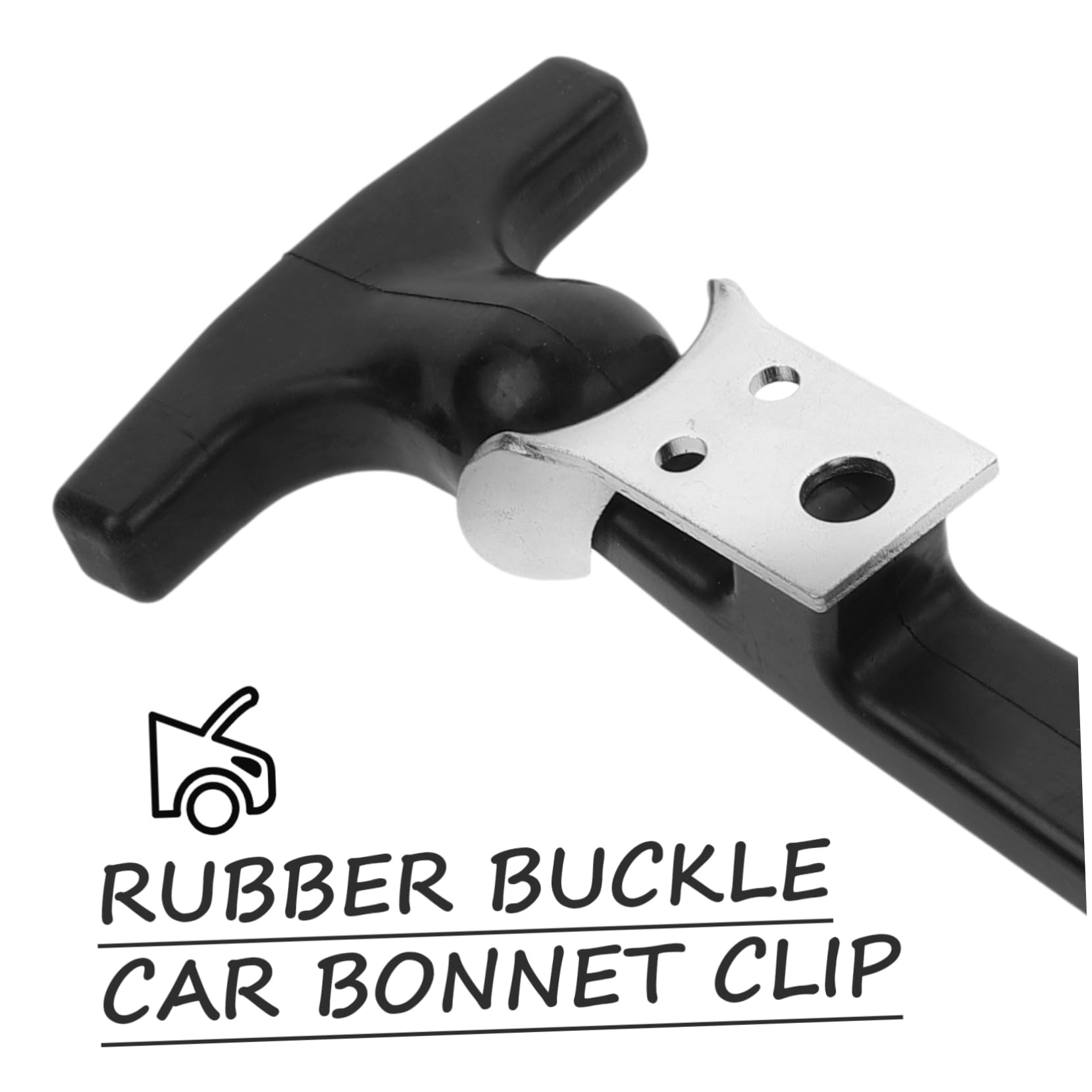 Loquet de Capot Caoutchouc pour Voiture Attache Durable et Sécurisée pour Moteur Compatible avec Divers Modèles de Véhicules