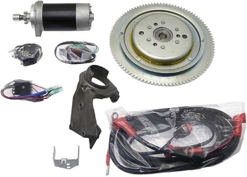 Electric Start Kit Compatible With YAMA Parsun Hangkai 2 Stroke 30 HP,Outboard Motor To Accessories