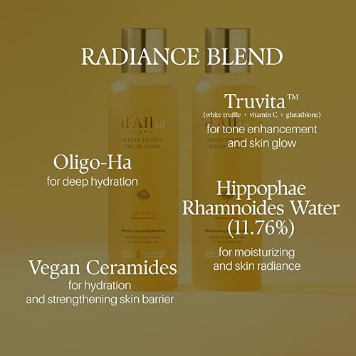 Miniatura 7 de d'alba Piedmont White Truffle Vita - Tónico de suero tonificante, piel de vidrio con doble vitamina para el cuidado de la piel, hidratante facial