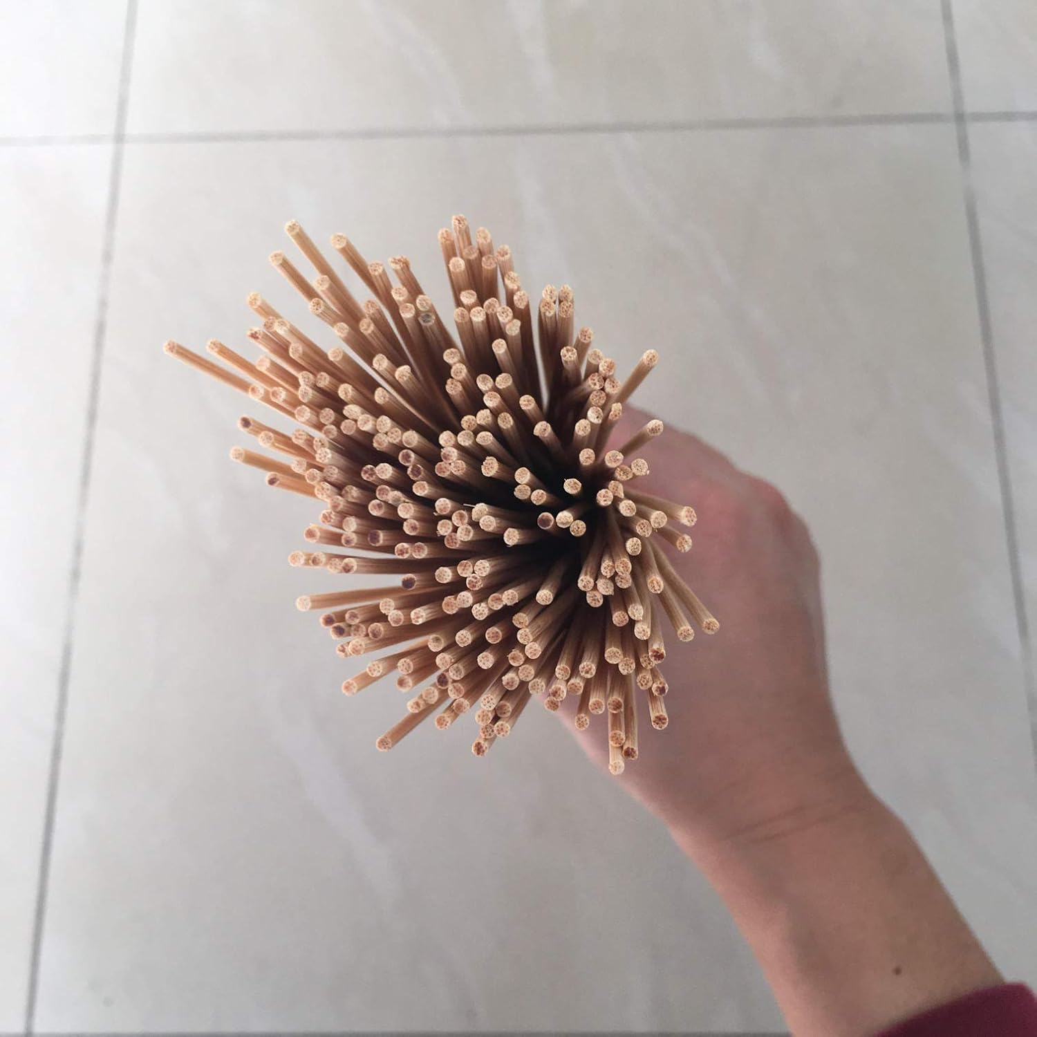 Diameter 2mm Thin Bamboo Sticks for Kite and Birdcage (200-Pack)