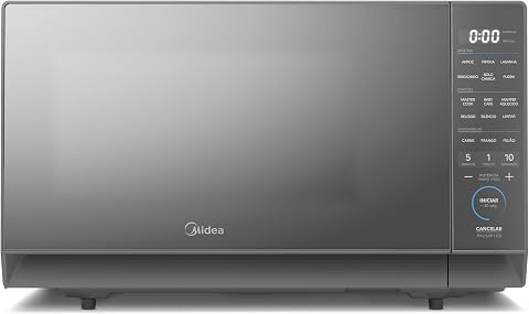 Micro-ondas 27L Prata Porta Espelhada MasterCook Midea 220V