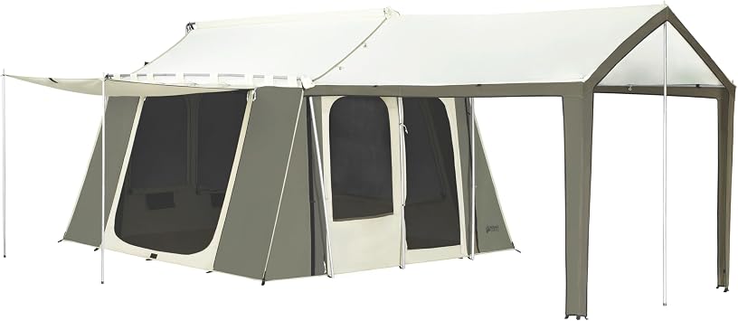 12x9 Canvas Cabin Camping Tent