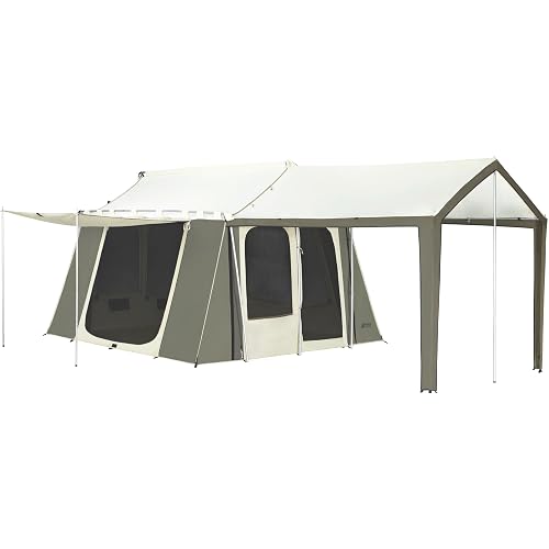 12x9 Canvas Cabin Camping Tent