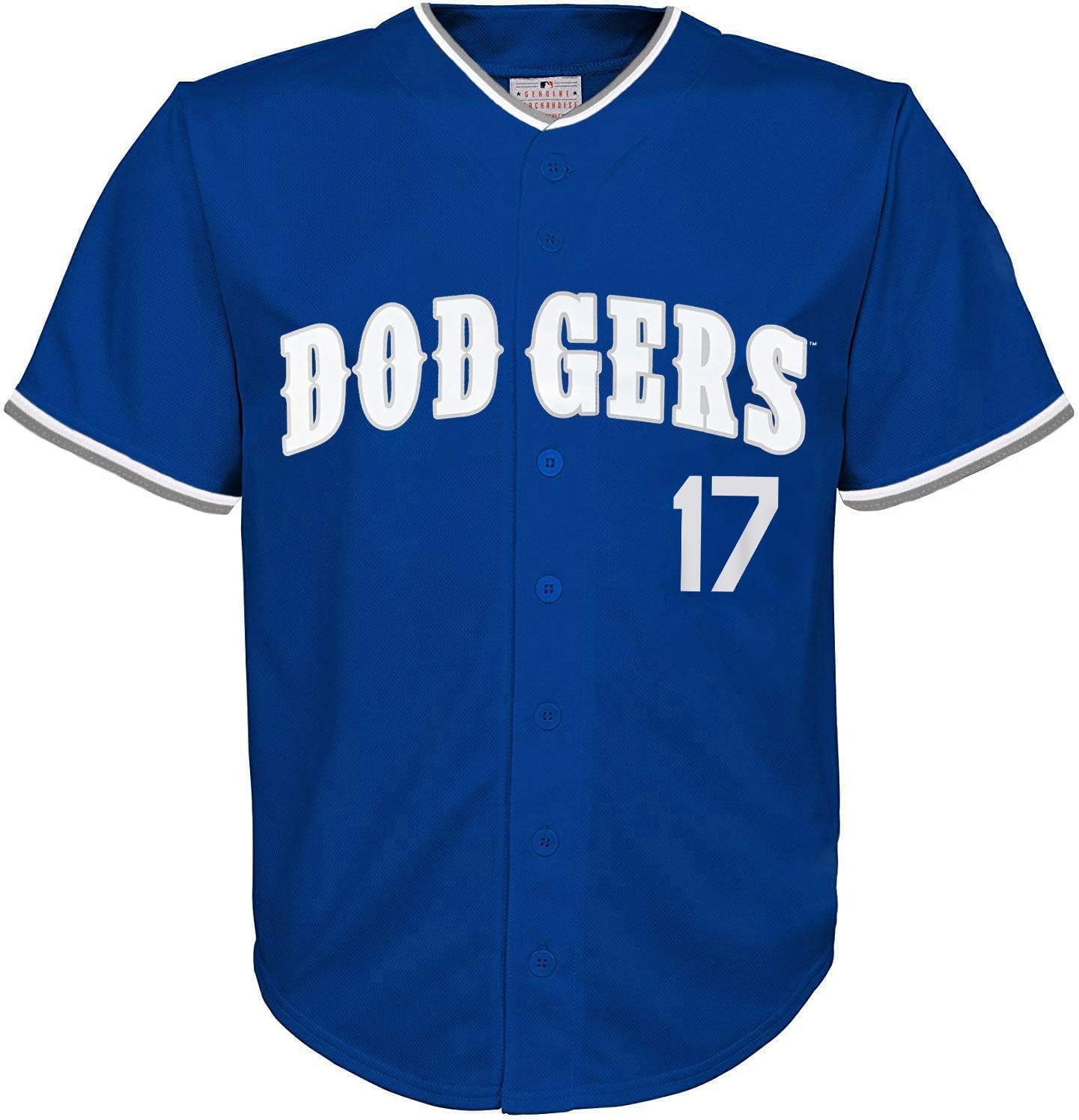 Outerstuff Shohei Ohtani Los Angeles Dodgers #17 MLB Baseball Kids Youth 4-18 Blue Wordmark Logo Team Color Player Jersey
