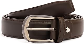 حزام جلد طبيعي كلاسيكي للرجال من ام ليذر