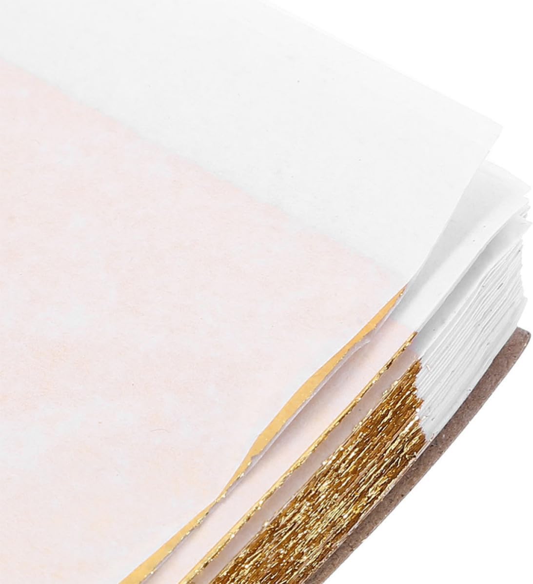 TIDTALEO 200pcs Gold Foil Sheets for Arts and Crafts, Anodized Aluminum Gold Leaf Sheet with Sturdy Material, Enhances Creativity for Gilding, Painting, and DIY Decoration