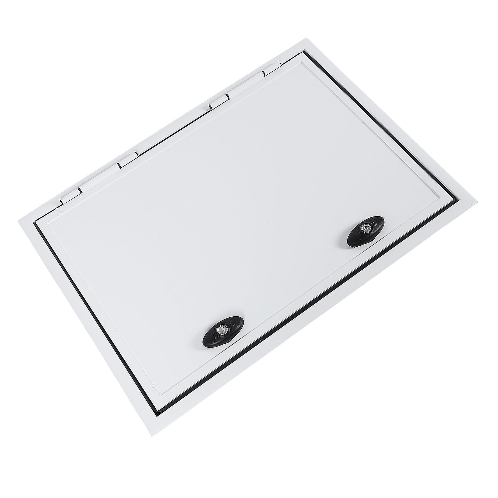 Eujgoov Aluminio Sellado de Puertas de Equipaje Autocaravana para Puerta Acceso con Barras Soporte Doble Soporte para Autocaravanas Campers Almacén Alto Rendimiento